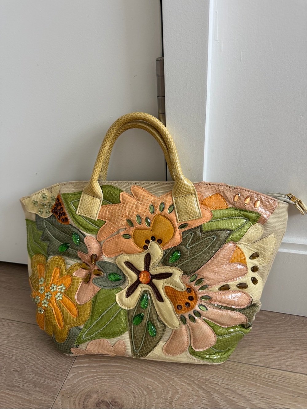 Vintage Braccialini Python Bag